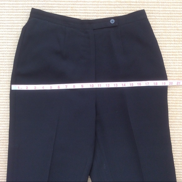 Talbots Black Lined Dress Pants - Size 8 - Picture 5 of 12